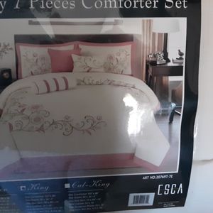 Luxury 7 pcs comforter set